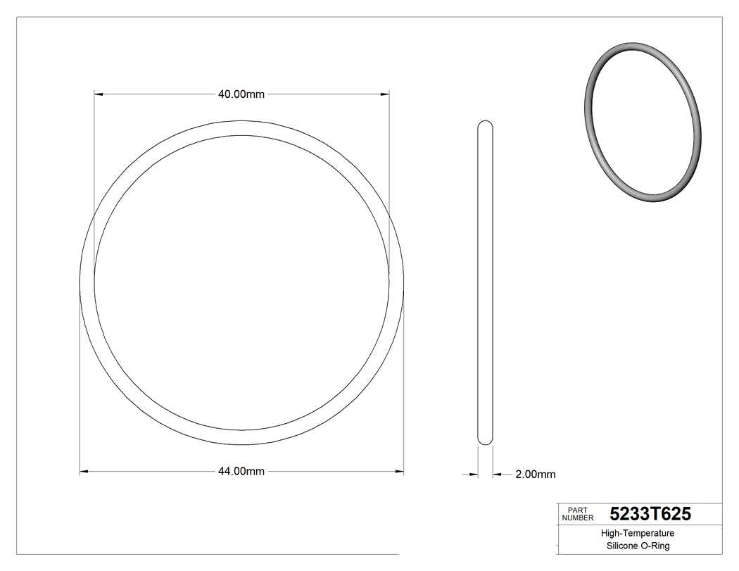Technical drawing - 5233T625